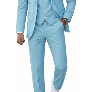 Stylish Light Blue Men's Suit